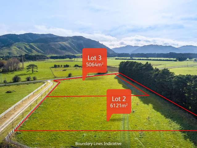 Rare find, two 5000m2 plus lifestyle sections