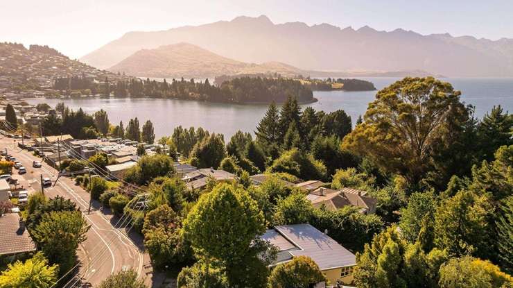 78, 80 and 82 Thompson Street in Queenstown, zoned for high-density residential development, have been in the same family’s hands for decades. Photo / Supplied