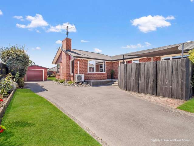 Sunny red brick home with flexible living