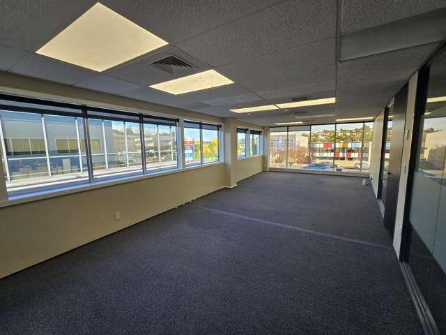 Open plan with shared amenity