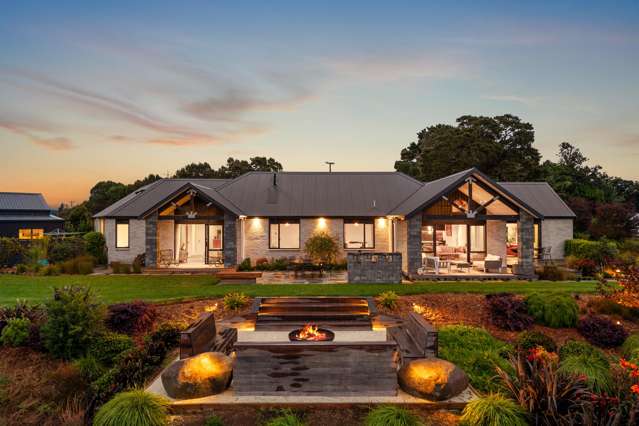 An elevated rural retreat with panoramic views