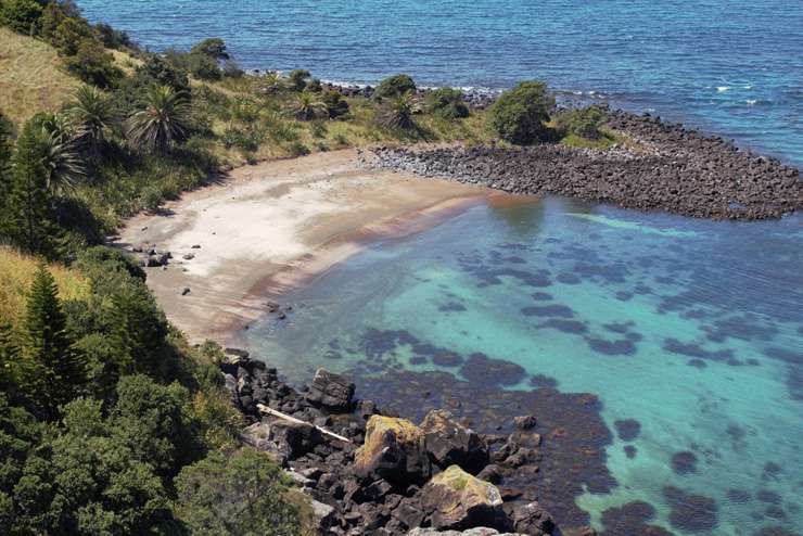 The horseshoe-shaped Motuekaiti, in the Far North, was billed as an island escape. Photo / Supplied