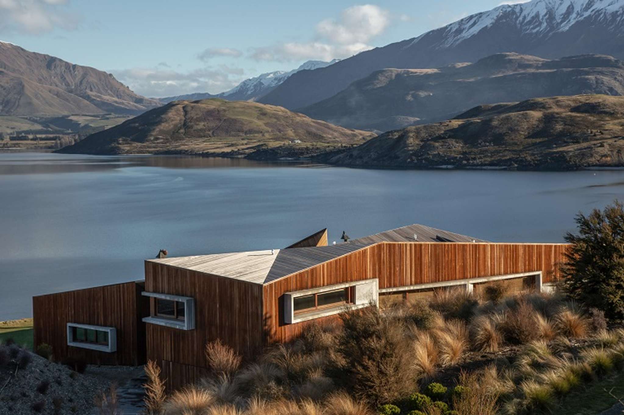 Award-winning Wanaka home with 'origami' roof sells for $16m