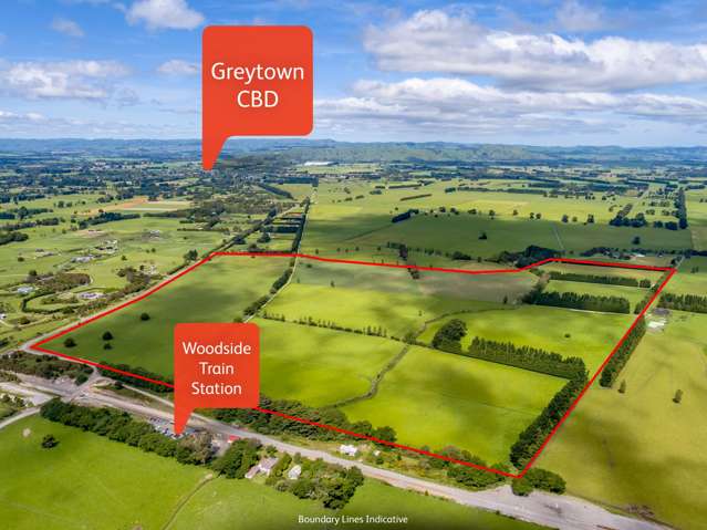 59 ha at Woodside - develop or landbank