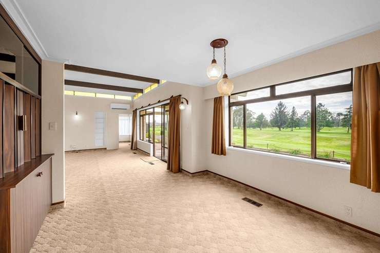 A two-bedroom home, in a rare spot beside St Andrews Course, in Hamilton, is for sale for the first time in over 40 years. Photo / Supplied