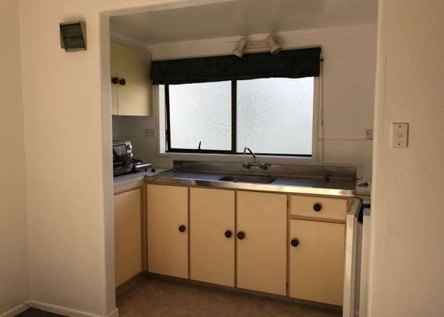 Back yard one bedroom unit