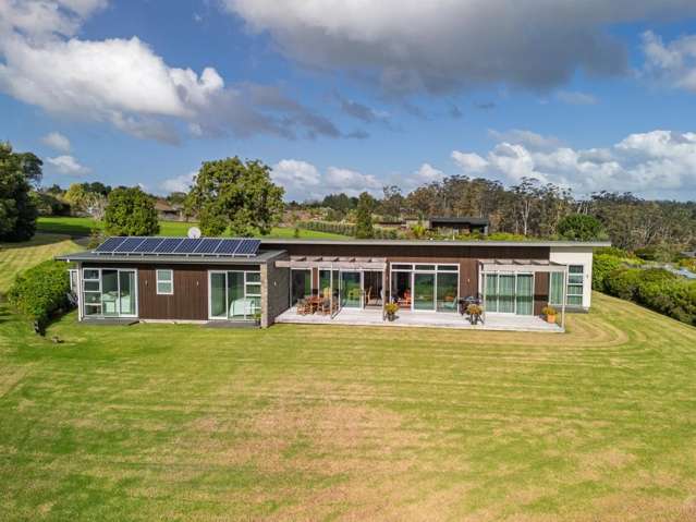 Solar-Passive Mid-Century Inspired Home