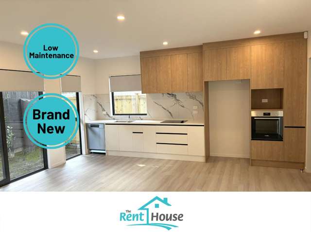 Brand New 3-Bedroom Townhouse with Sunny Covered Deck