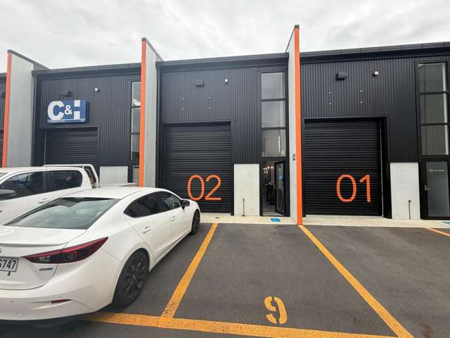 High profile Hobsonville unit - Road frontage