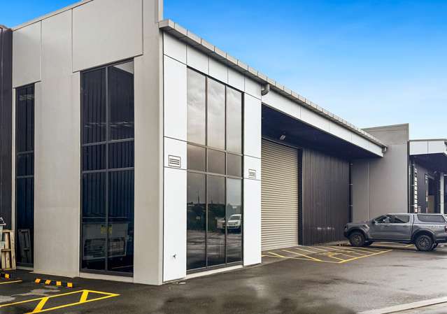 Modern warehouse by key transport routes