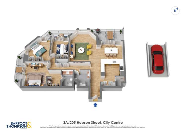 3A/205 Hobson Street City Centre_14