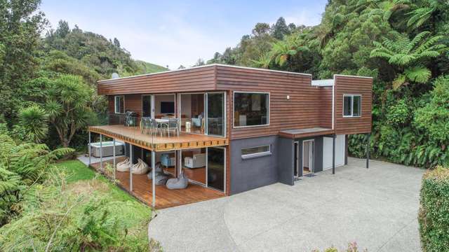 Lake Tarawera designer home and income