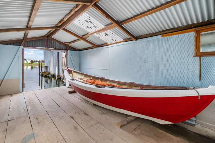 The 24sqm boatshed for sale at 2/50 Riverside Drive, in Riverside, Whangarei. Photo / Supplied