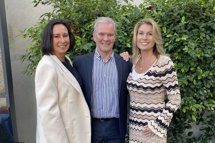 AA Insurance Location, Location, Location NZ hosts Paul Glover and Jayne Kiely with house-hunters Jane Rangiwahia and Andrew Swan Photo / Supplied