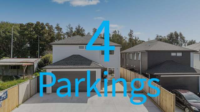 Double Garage + 4 Off-street Parking!