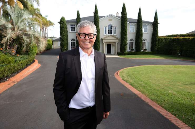 An aerial view of the grand homes in Auckland's Remuera