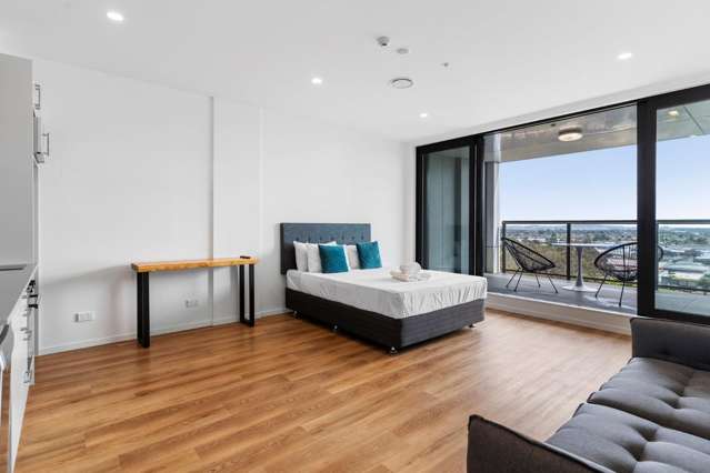 Fully furnished studio Apartment with a balcony