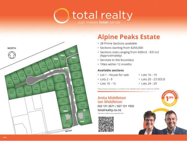 Start Your Journey at Alpine Peaks Estate