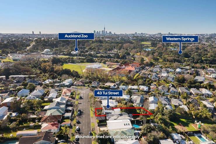 A run-down two-bedroom home on Tui Street, in Point Chevalier, attracted a lot of buyer interest and auction bids. Photo / Supplied