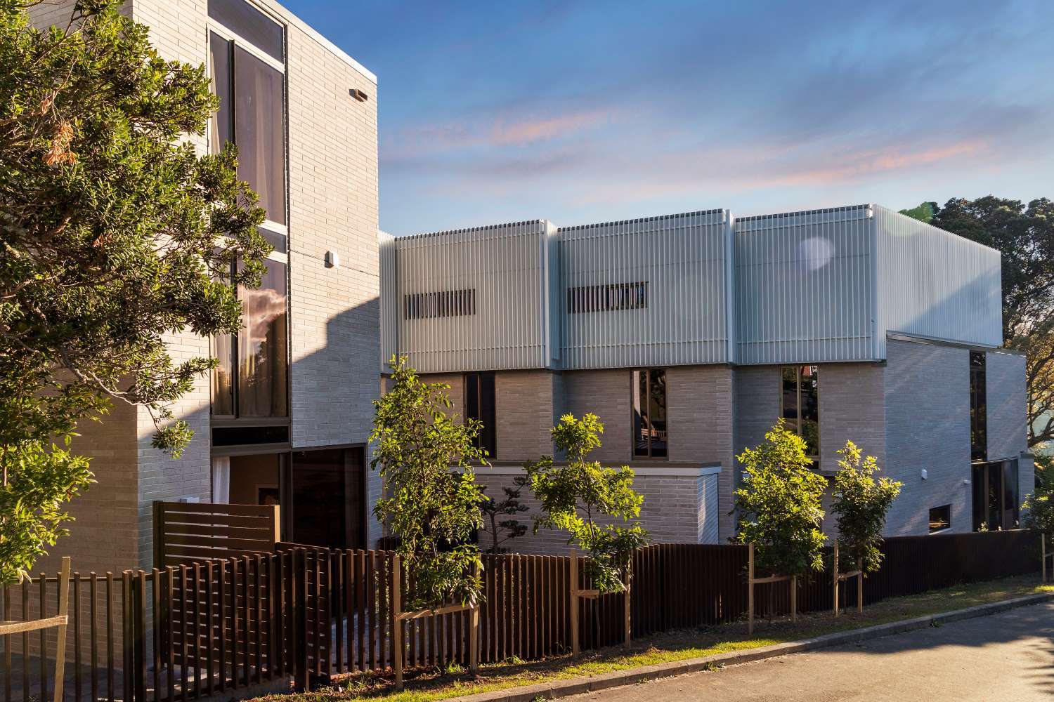 Townhouses 2 and 4 at 25 Tirotai Crescent, in Westmere, Auckland are for sale by deadline. Photo / Supplied