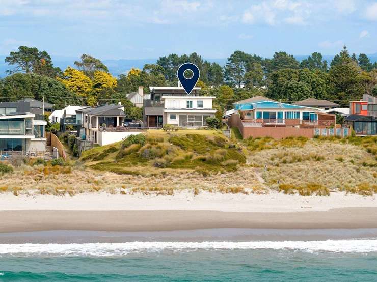 Three penthouse apartments on the top floor of the freshly remediated Pacific tower in Mount Maunganui are being sold together. Photo / Supplied