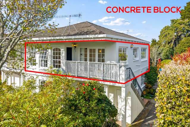 Concrete Block with a Twist of Spanish Charm