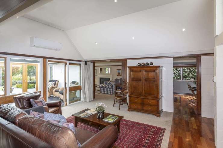 A Sir Miles Warren classic on Idris Road, in Fendalton, Christchurch is being auctioned later this month. Photo / Supplied