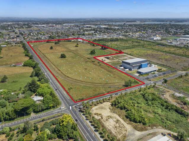 Industrial land with scale available in Takanini