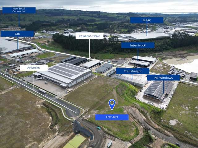 Elevated 8,655m&sup2; Industrial Lot - Now Released