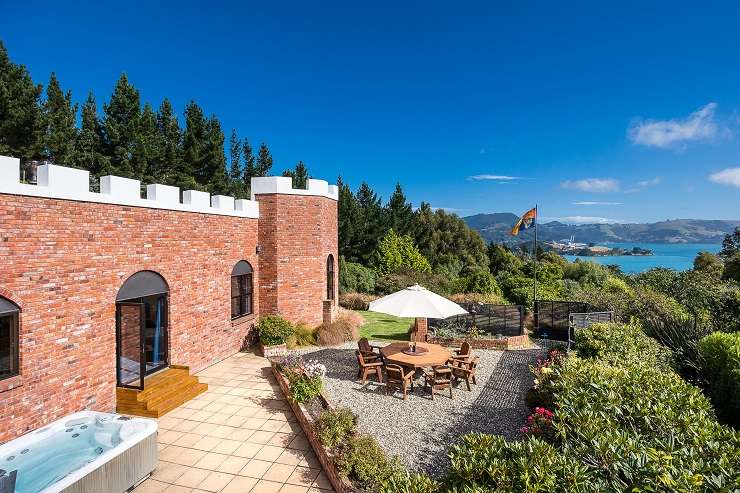 The castle is a hidden gem in Portobello on the Otago Peninsula. Photo / Supplied