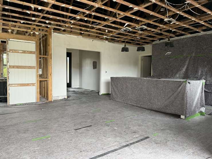 A four-bedroom home, two-bathroom home at 32 Glaisdale Crescent, in Flagstaff, Hamilton, has been brought back to life after a fire. Photo / Supplied