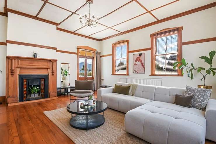 Tremains real estate agent Suzie Evans transformed an old Edwardian villa into a luxury Airbnb accommodation and now earns $500 a night from it. Photo / Supplied