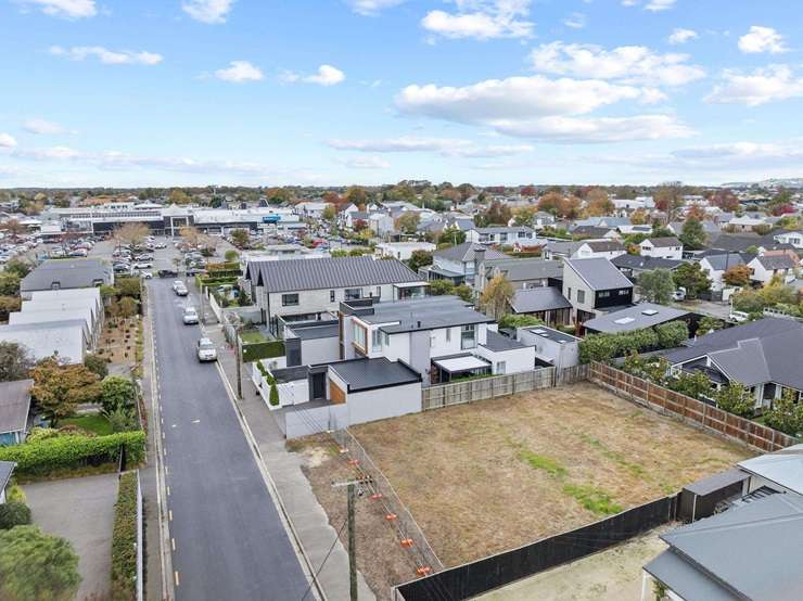 The cross-lease properties on Aikmans Road, in Merivale, Christchurch, sold under the hammer for <img.7525m. Photo / Supplied