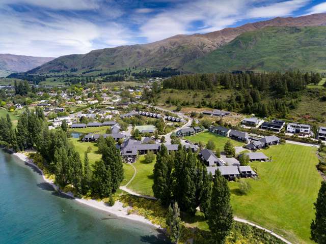 New-build units at Wanaka’s lakeside resort