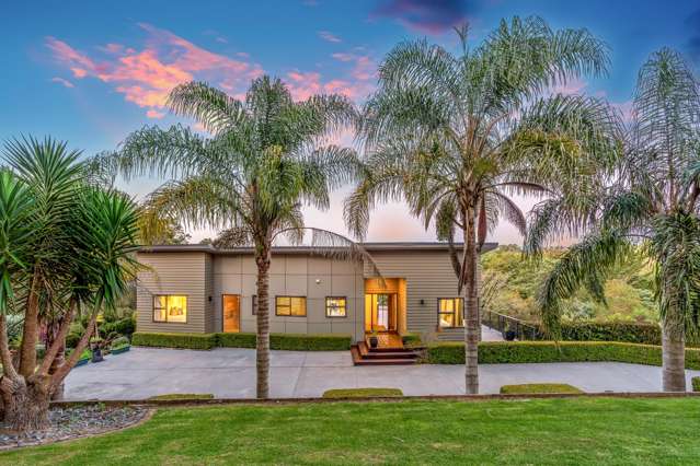 Palm lined luxury with room for the whole family