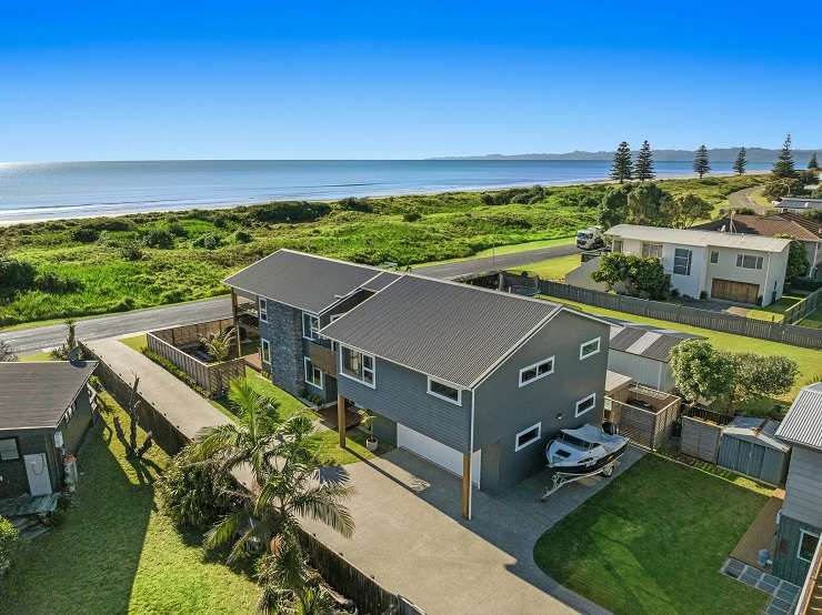 A bach on Ocean Road is the cheapest beachfront property to sell in Ohope this year. Photo / Supplied