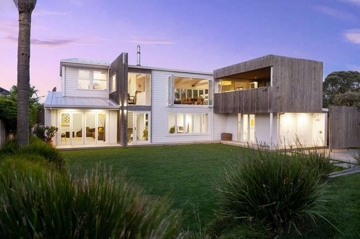 A Hamptons-style home on Oceanbeach Road, in Mount Maunganui, has sold for $5.38m. Photo / Supplied