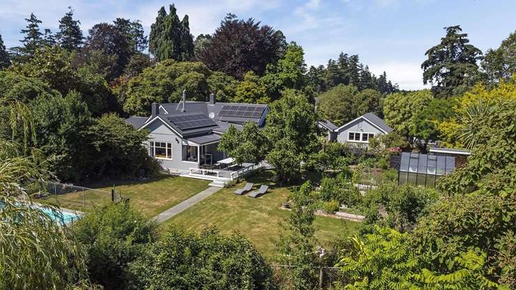 On the market for $899,000-plus in the Ashburton suburb of Allenton is a four-bedroom character home at 56 Belt Road. Photo / Supplied