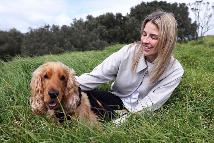 Ray White Mount Eden agent Lisa Westerby with her cocker spaniel Sprout.