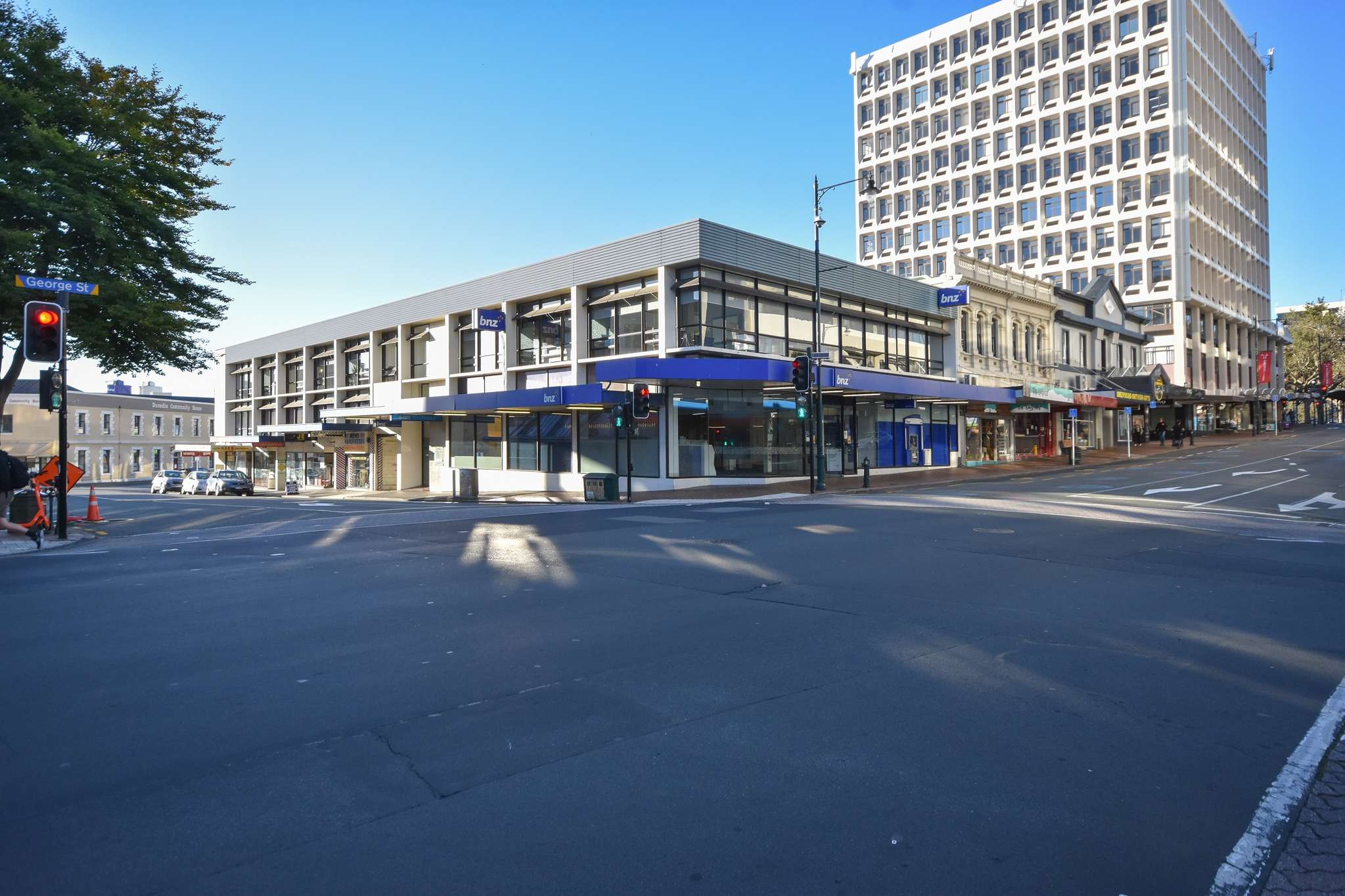 Property at Dunedin’s “bankers’ corner” for sale