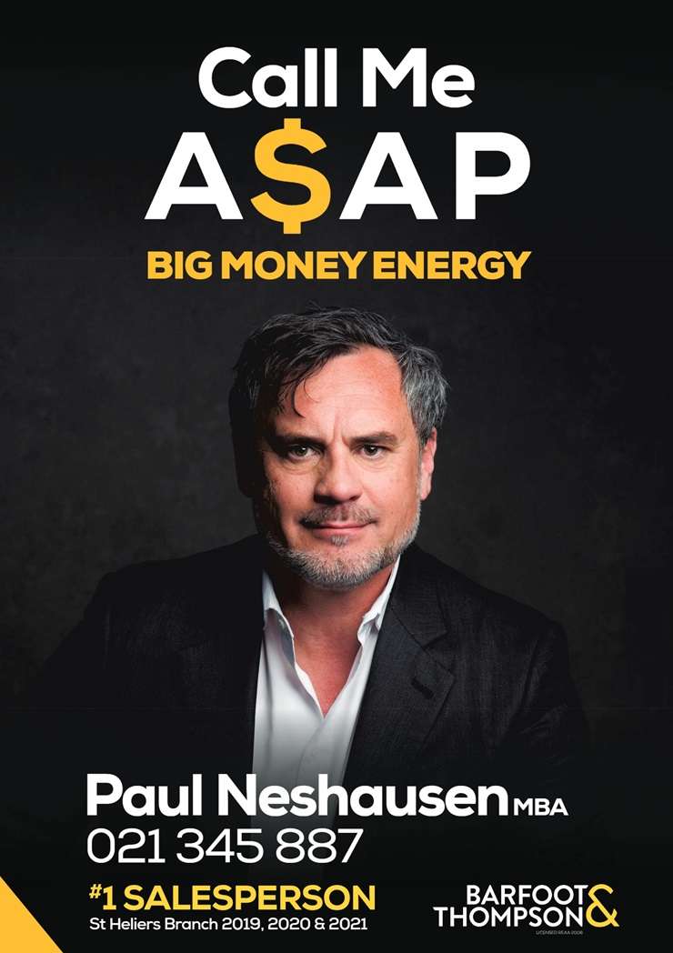 Barfoot & Thompson agent Paul Neshausen on luck, luxury and why he's saying goodbye to Big Money Energy. Video / OneRoof