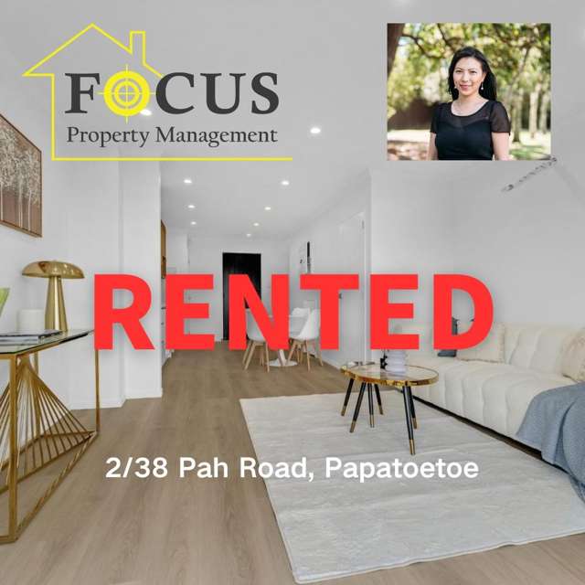Stylish 2-Bedroom Contemporary Home in a Prime South Auckland - 2/38 Pah Road, Papatoetoe