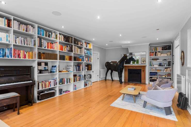 The five-bedroom trophy home on Arney Road, in Auckland's Remuera, was  updated by Nick Grayston and his wife, Hélène Bizouerne. Photo / Supplied