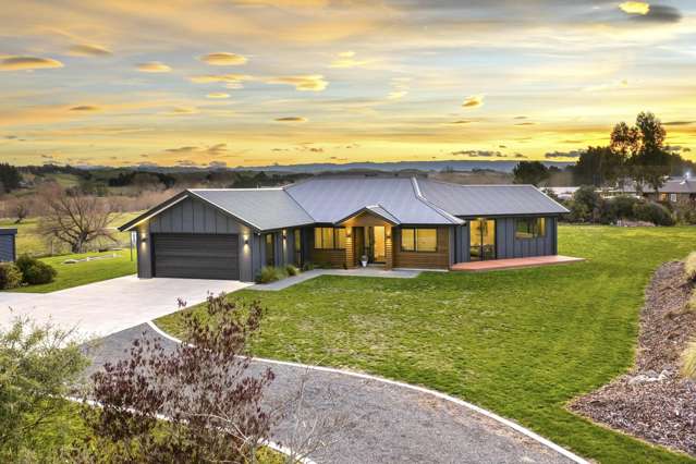 Modern lifestyle living in a rural village setting