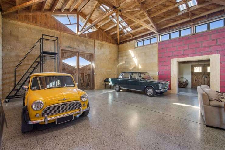 The barn-like three-bedroom home for sale 994 Work Road, Katikati, Western Bay Of Plenty. Photo / Supplied