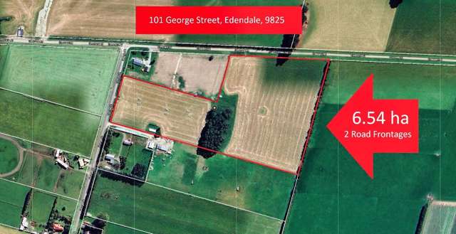 6.54Ha Land - Dual Entry - Quiet, Off-Main Road