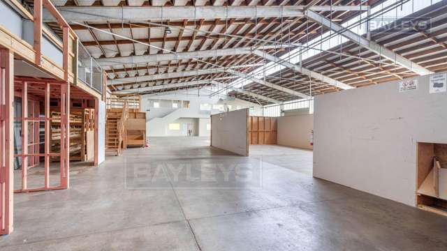 Centrally located warehouse and office space