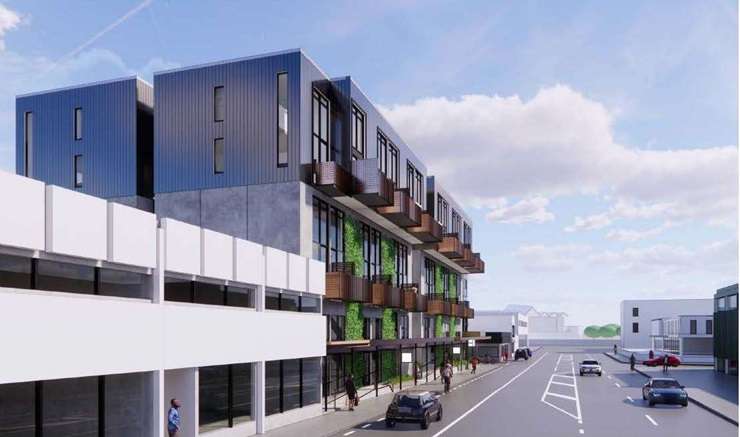 The former petrol station site on Adelaide Road, in Mount Cook, sold at the end of last year for $4.625m - less than half of what Kāinga Ora paid for it three years earlier. Photo / Supplied