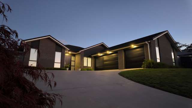 Beautiful home with triple car garaging