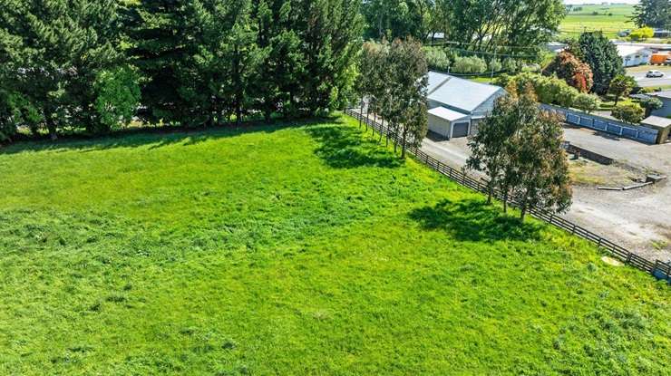 The bare 1012sqm section on State Highway 3, in Awahuri, Manawatu, is being sold as part of an estate sale. Photo / Supplied